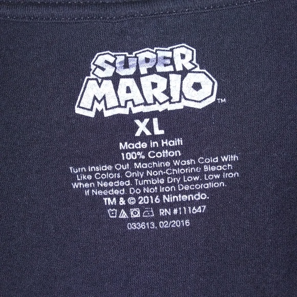 Nintendo Super Mario T-Shirt Boys XL - Picture 6 of 6